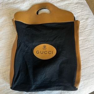 Unisex Vintage Gucci Shopper Tote Shoe Bag